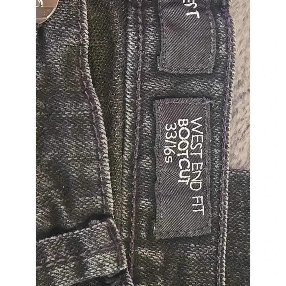Nine West Jeans Vintage Women's Size 33x 16s America Black Bootcut‎ Straight